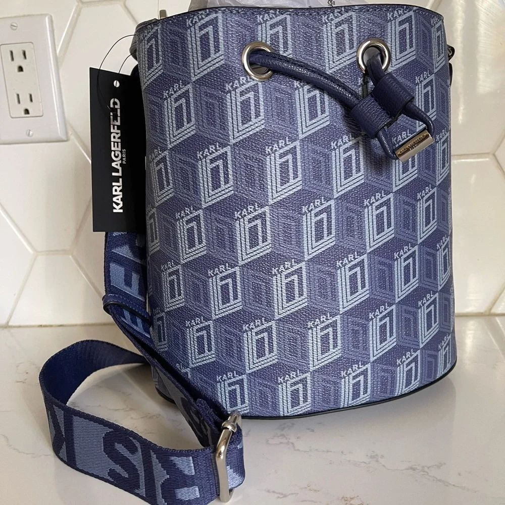 Karl Lagerfeld Indigo Shoulder Bag NWT